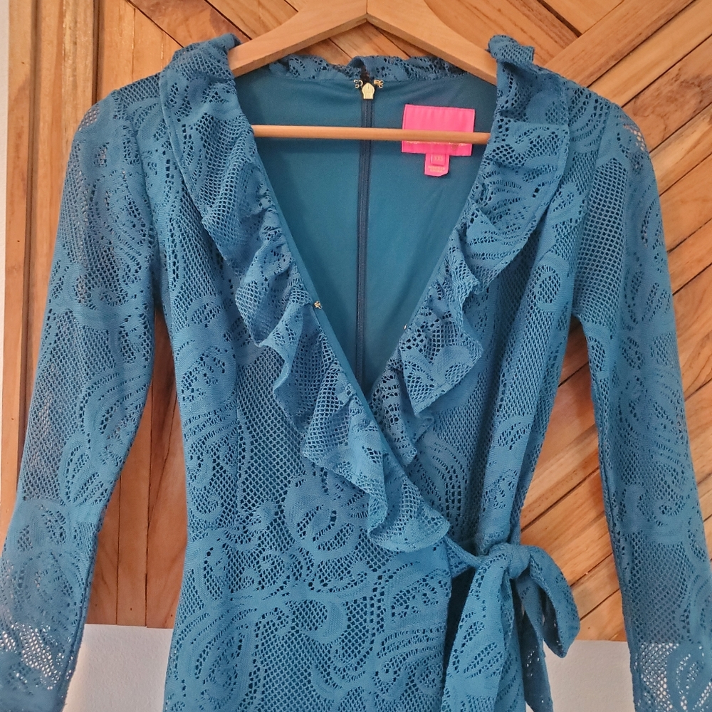 Dark Teal LP Wrap Romper